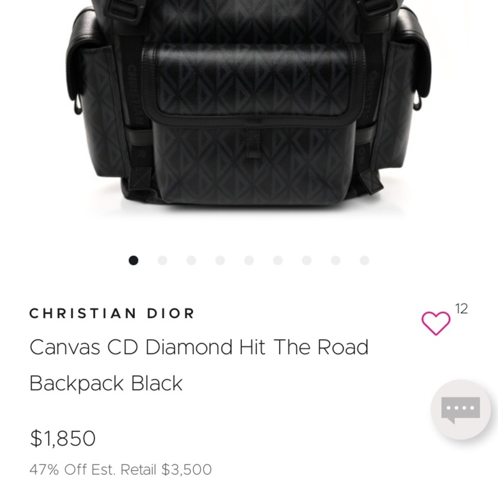 Dior hit the road backpack
